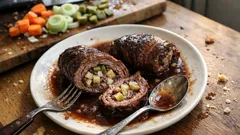 Rinderrouladen wie bei Oma: butterzart geschmort mit Rotweinsoße