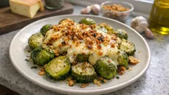 Raclette mit Rosenkohl: knusprige Röstzwiebeln, cremiger Käse – so klappt’s im Pfännchen